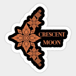 Crescent moon Sticker